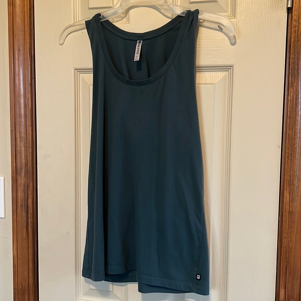 Fabletics tank with crossed back- size M